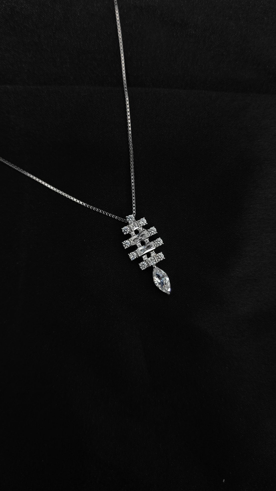 Luxury Zircon Pendant and Earring Set