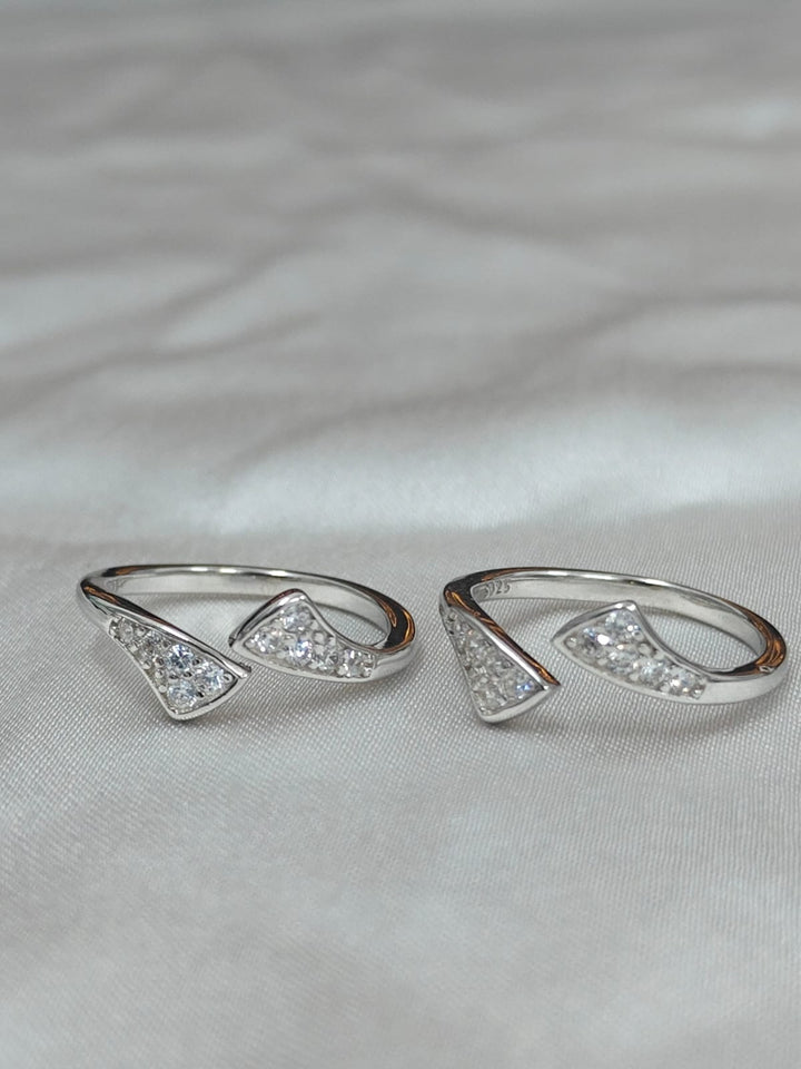 Statement 925 Silver Toe Ring for Women