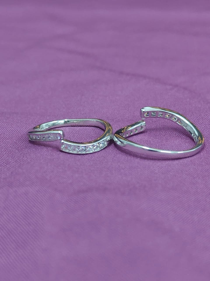 Statement 925 Silver Toe Ring for Women